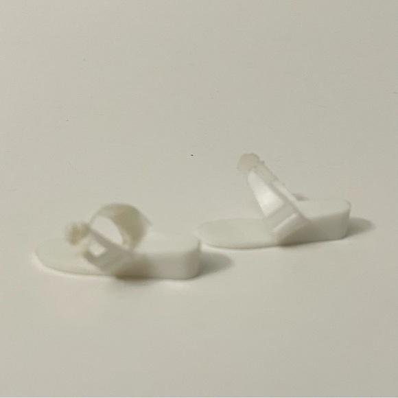 Vintage Ideal Tammy Doll Shoes White Sandals Japan - Picture 3 of 16